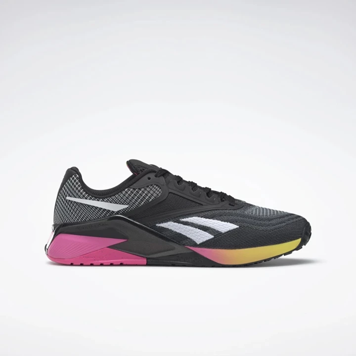 Zapatillas Deportivos Reebok Nano X2 Hombre Negras Rosas Amarillo | 785204QLM