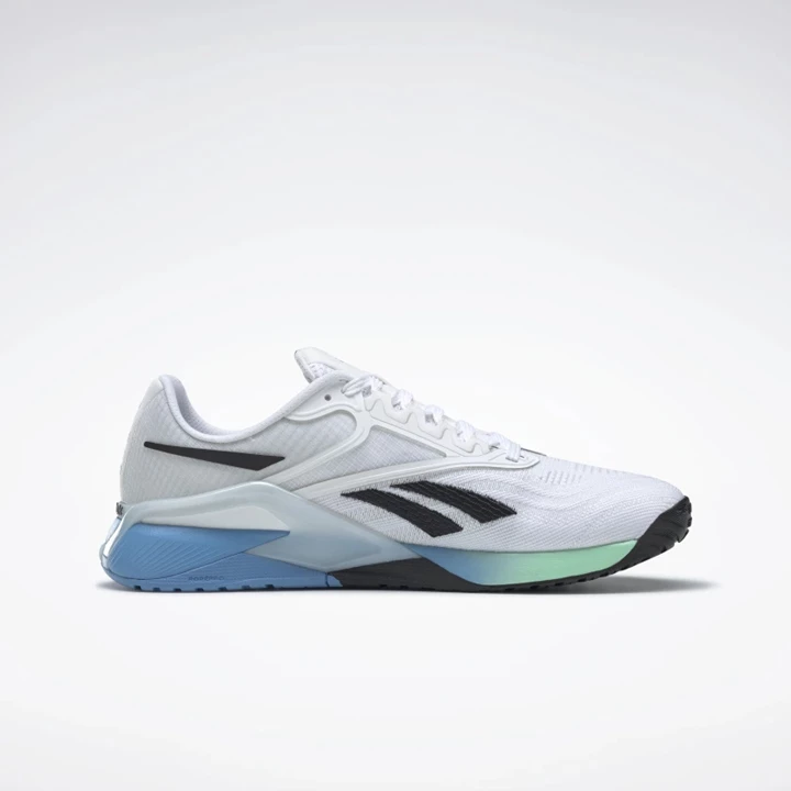 Zapatillas Deportivos Reebok Nano X2 Hombre Blancas Azules Verde Menta | 864907FYN