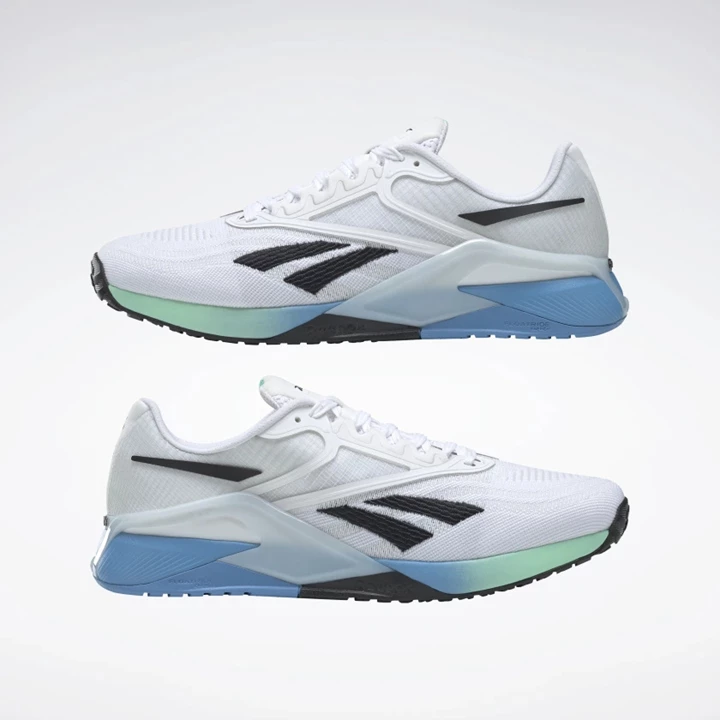 Zapatillas Deportivos Reebok Nano X2 Hombre Blancas Azules Verde Menta | 864907FYN