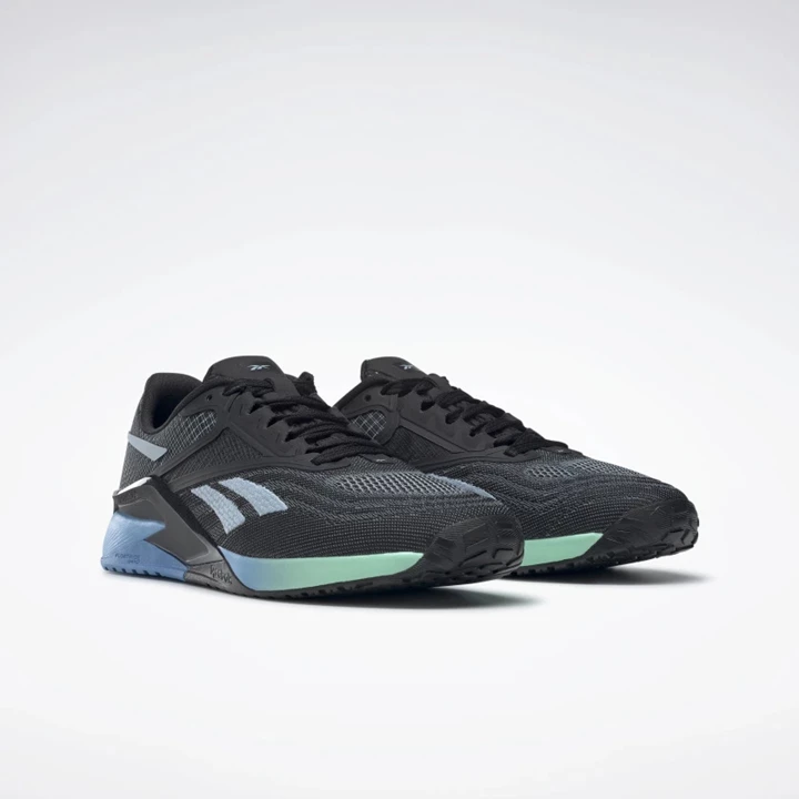 Zapatillas Deportivos Reebok Nano X2 Mujer Negras Azules Verde Menta | 208153ZKC