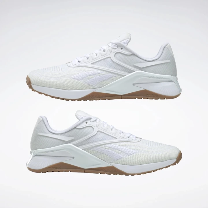 Zapatillas Deportivos Reebok Nano X2 Mujer Blancas Blancas Gris | 381207NJO