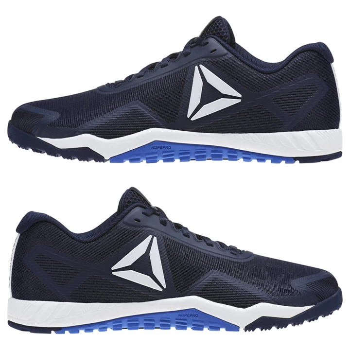 Zapatillas Deportivos Reebok ROS Workout TR 2.0 Hombre Azul Marino Blancas Azules | 690384BMR