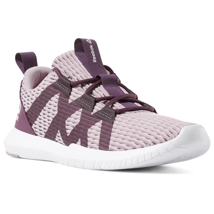 Zapatillas Deportivos Reebok Reago Pulse Mujer Moradas Blancas | 593814NIE