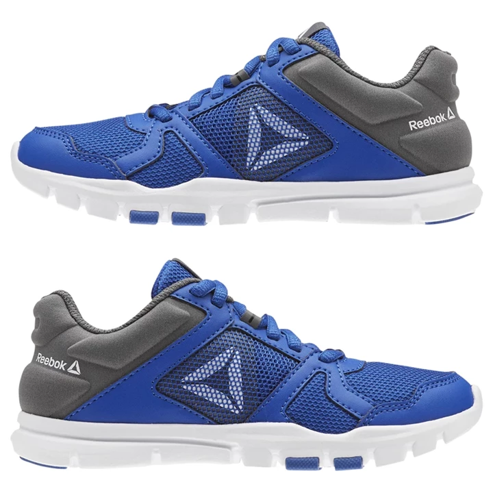 Zapatillas Deportivos Reebok YourFlex Train 10 Niños Azules Blancas | 204375PKF