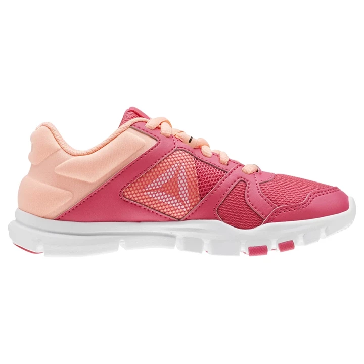 Zapatillas Deportivos Reebok YourFlex Train 10 Niños Rosas Rosas Blancas | 207435VBW