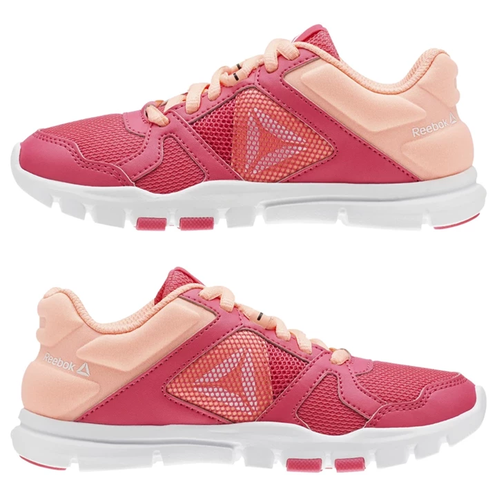 Zapatillas Deportivos Reebok YourFlex Train 10 Niños Rosas Rosas Blancas | 207435VBW