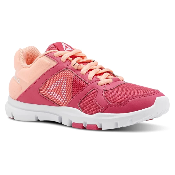 Zapatillas Deportivos Reebok YourFlex Train 10 Niños Rosas Rosas Blancas | 207435VBW