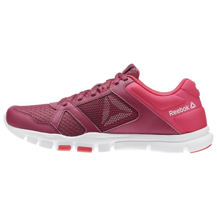 Zapatillas Deportivos Reebok Yourflex Trainette 10 MT Mujer Rosas Blancas | 047835QZF