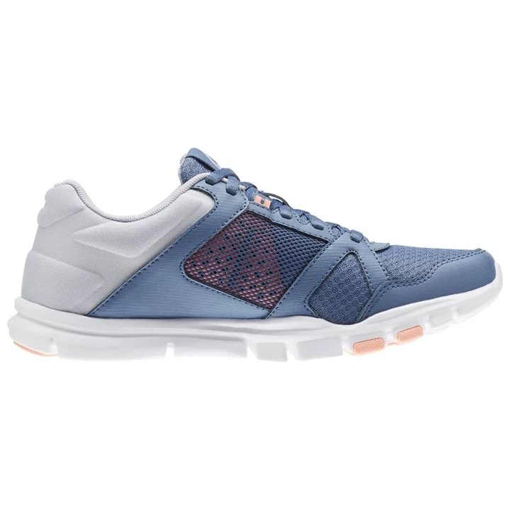 Zapatillas Deportivos Reebok Yourflex Trainette 10 MT Mujer Azules Gris Rosas Blancas | 086791DYF