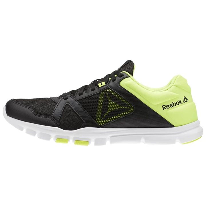 Zapatillas Deportivos Reebok Yourflex Train 10 MT Hombre Negras Amarillo Blancas | 243790EDN