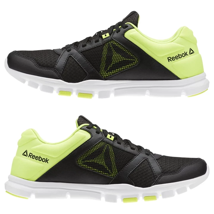 Zapatillas Deportivos Reebok Yourflex Train 10 MT Hombre Negras Amarillo Blancas | 243790EDN