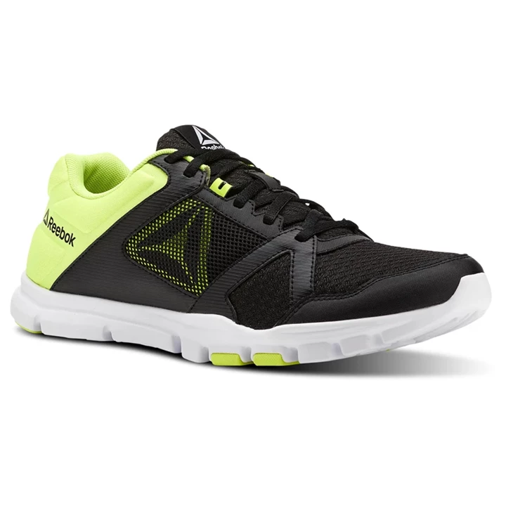 Zapatillas Deportivos Reebok Yourflex Train 10 MT Hombre Negras Amarillo Blancas | 243790EDN