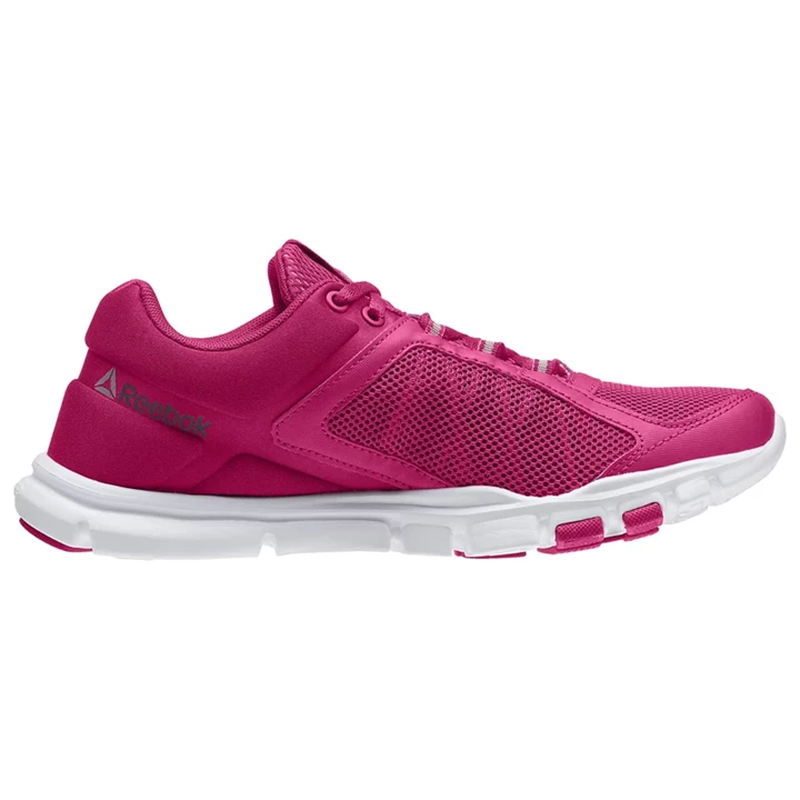 Zapatillas Deportivos Reebok Yourflex Trainette 9.0 MT Mujer Rosas Blancas Plateadas | 296378GLQ