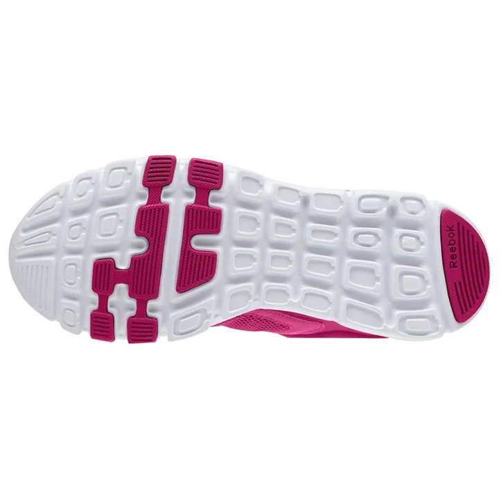 Zapatillas Deportivos Reebok Yourflex Trainette 9.0 MT Mujer Rosas Blancas Plateadas | 296378GLQ