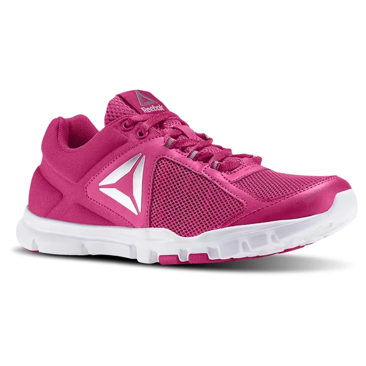 Zapatillas Deportivos Reebok Yourflex Trainette 9.0 MT Mujer Rosas Blancas Plateadas | 296378GLQ