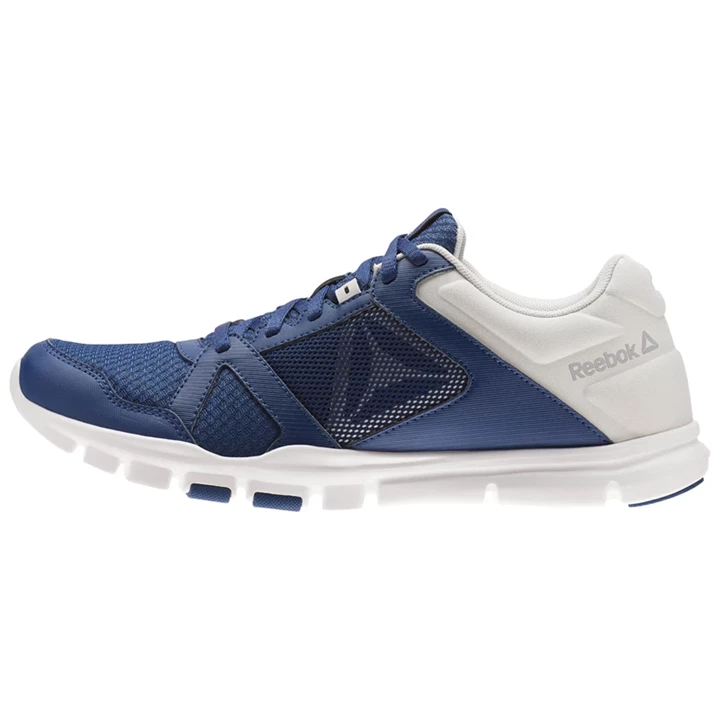 Zapatillas Deportivos Reebok Yourflex Train 10 MT Hombre Azules Blancas Gris | 306492AHR