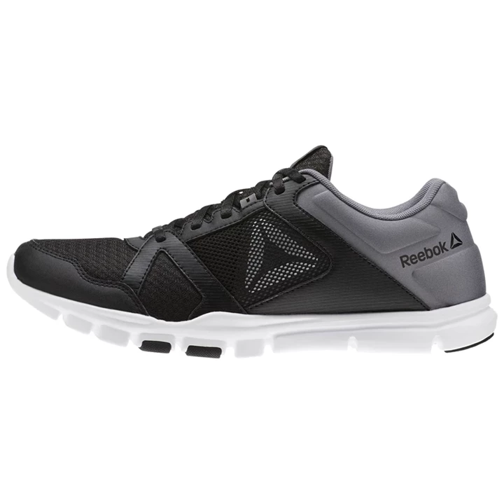 Zapatillas Deportivos Reebok Yourflex Train 10 MT Hombre Negras Blancas | 417863HDZ