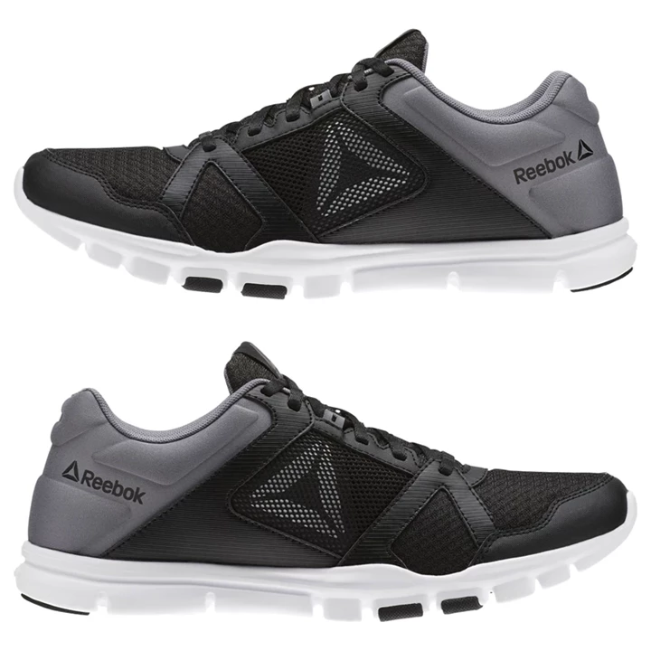 Zapatillas Deportivos Reebok Yourflex Train 10 MT Hombre Negras Blancas | 417863HDZ