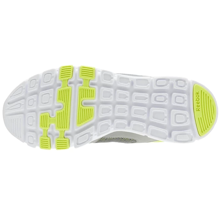 Zapatillas Deportivos Reebok Yourflex Trainette 10 MT Mujer Gris Amarillo Blancas | 458203HXS