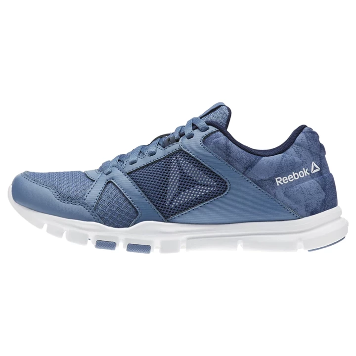 Zapatillas Deportivos Reebok Yourflex Trainette 10 MT Mujer Azules Azul Marino Blancas | 492503PGE