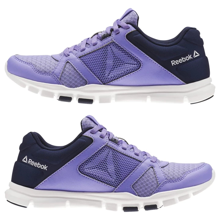 Zapatillas Deportivos Reebok Yourflex Trainette 10 MT Mujer Azul Marino Blancas | 734960XDA