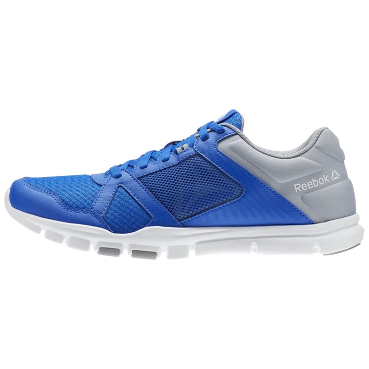 Zapatillas Deportivos Reebok Yourflex Train 10 MT Hombre Azules Gris Blancas | 839601KEG