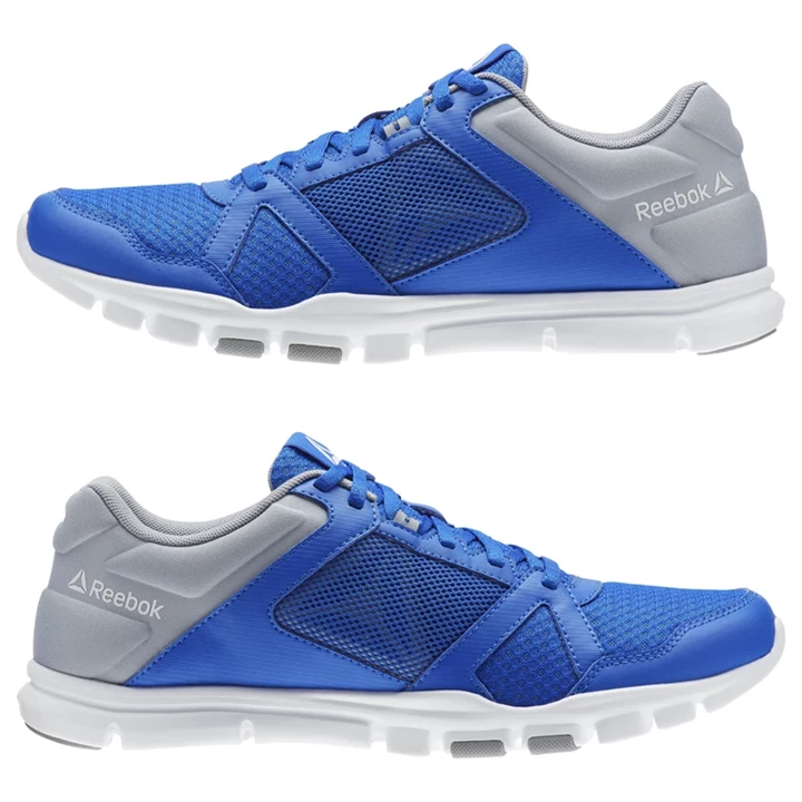 Zapatillas Deportivos Reebok Yourflex Train 10 MT Hombre Azules Gris Blancas | 839601KEG