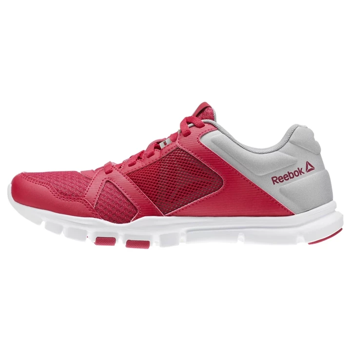 Zapatillas Deportivos Reebok Yourflex Trainette 10 MT Mujer Rosas Gris Blancas | 871405BLR