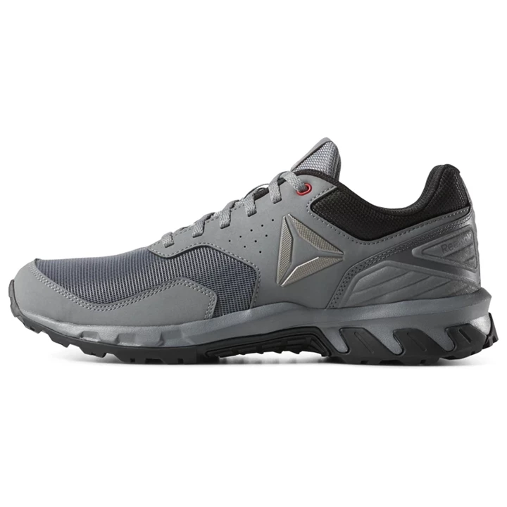 Zapatillas Para Caminar Reebok Ridgerider Trail 4 Hombre Gris Negras Rojas | 094583HKO