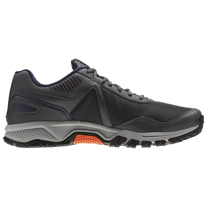 Zapatillas Para Caminar Reebok Ridgerider Trail 3.0. Hombre Gris Azul Marino Naranjas | 107234JLG