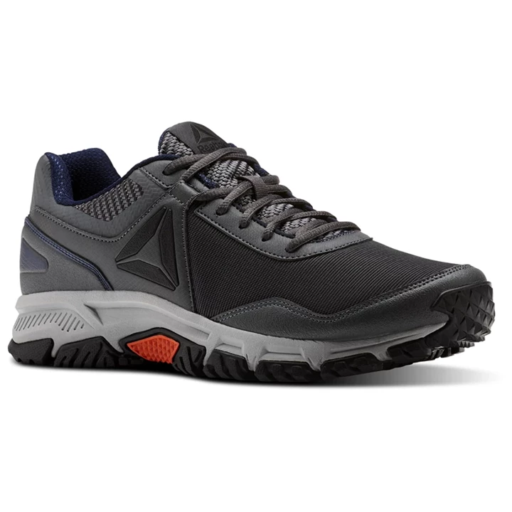 Zapatillas Para Caminar Reebok Ridgerider Trail 3.0. Hombre Gris Azul Marino Naranjas | 107234JLG