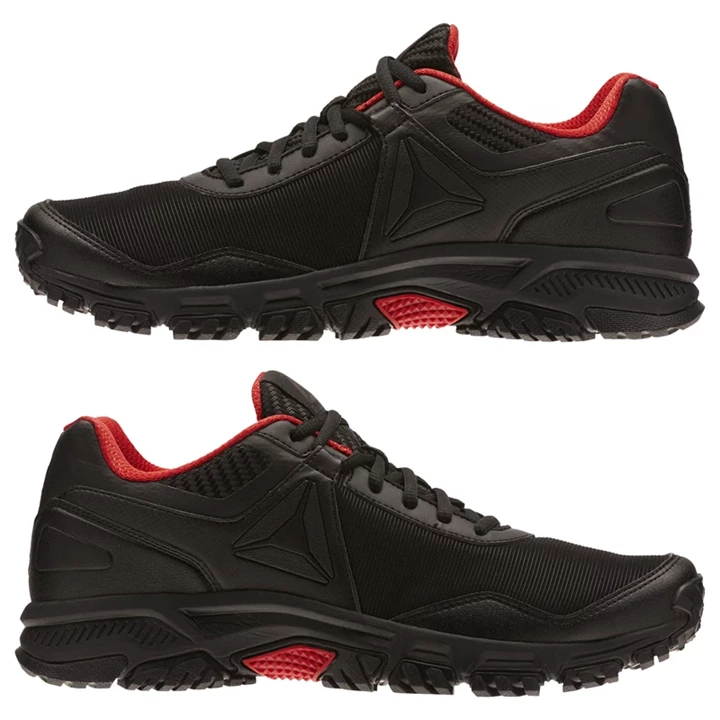 Zapatillas Para Caminar Reebok Ridgerider Trail 3.0. Hombre Negras Rojas | 140732TOA