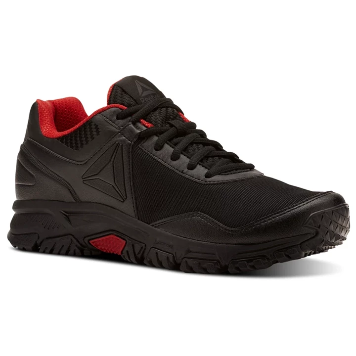 Zapatillas Para Caminar Reebok Ridgerider Trail 3.0. Hombre Negras Rojas | 140732TOA