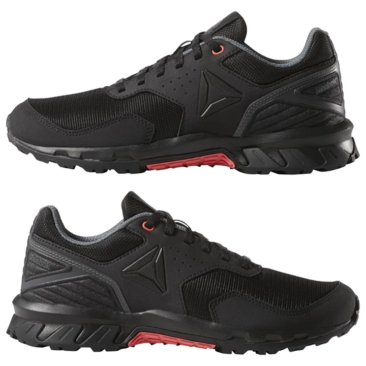 Zapatillas Para Caminar Reebok Ridgerider Trail 4 Mujer Negras Gris Rosas | 164827LAQ