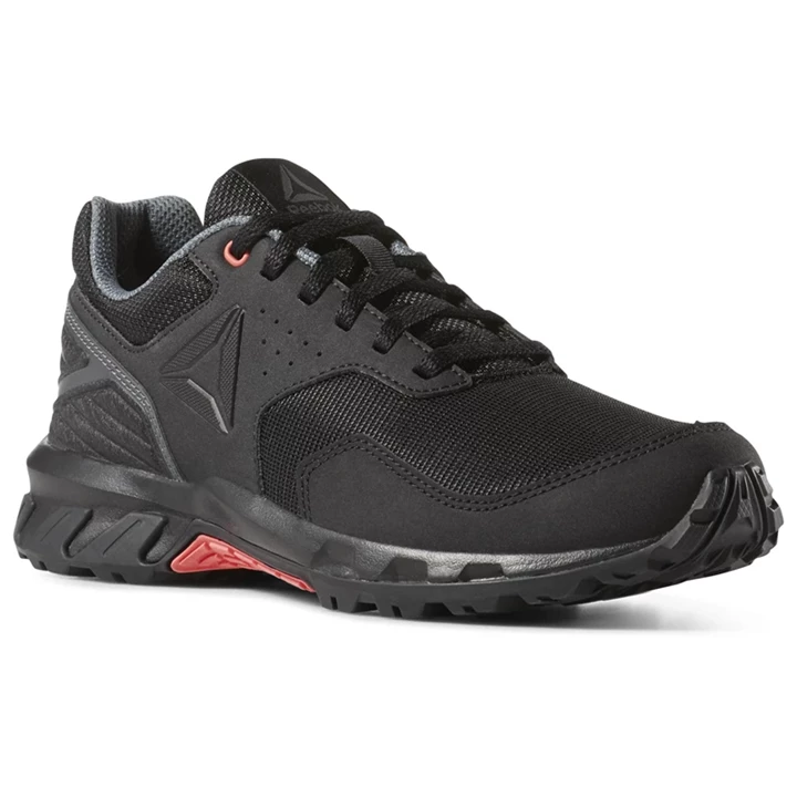 Zapatillas Para Caminar Reebok Ridgerider Trail 4 Mujer Negras Gris Rosas | 164827LAQ