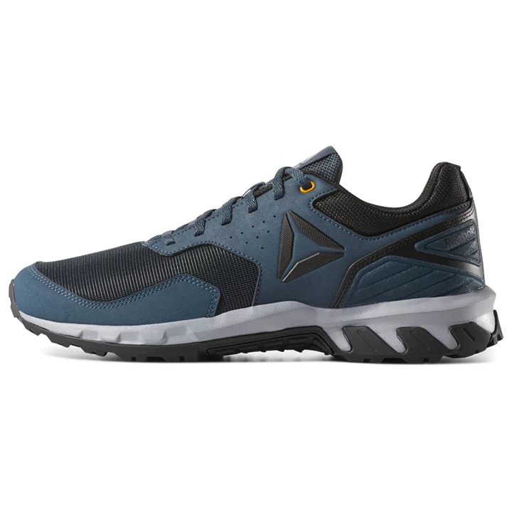 Zapatillas Para Caminar Reebok Ridgerider Trail 4 Hombre Azules Gris Doradas Negras | 386425BRX