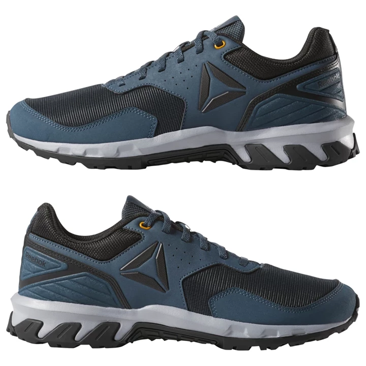 Zapatillas Para Caminar Reebok Ridgerider Trail 4 Hombre Azules Gris Doradas Negras | 386425BRX