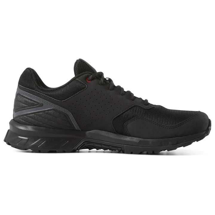 Zapatillas Para Caminar Reebok Ridgerider Trail 4 GTX Hombre Negras Gris Rojas | 402786KEI