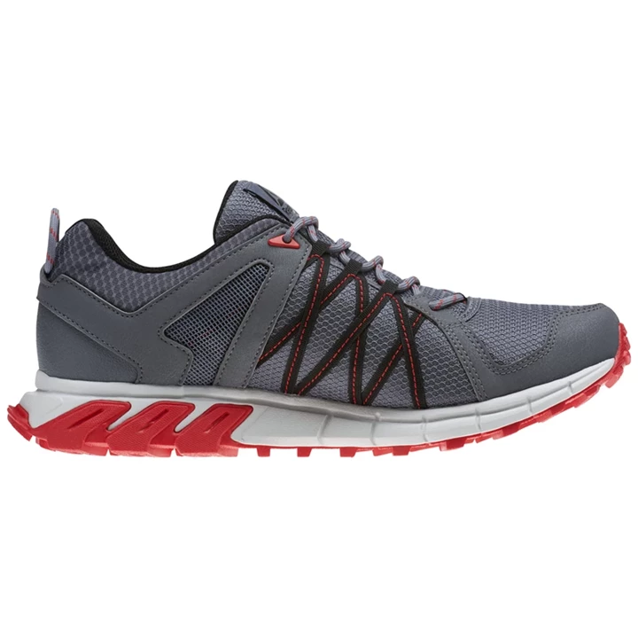 Zapatillas Para Caminar Reebok Trailgrip RS 5.0 GTX Hombre Gris Rojas Negras | 569407HLG