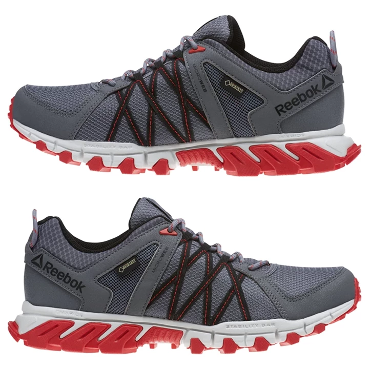 Zapatillas Para Caminar Reebok Trailgrip RS 5.0 GTX Hombre Gris Rojas Negras | 569407HLG