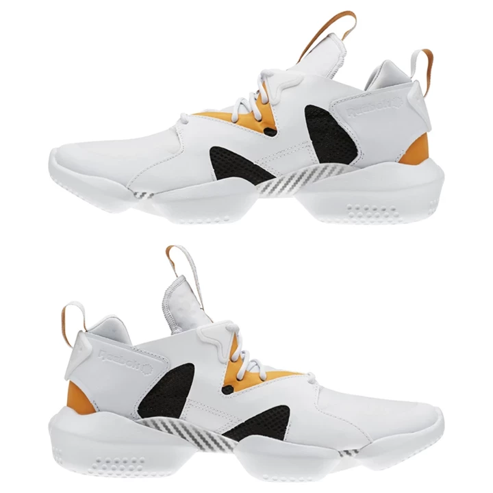 Zapatillas Reebok 3D OP. 98 Hombre Blancas Doradas | 781536IJZ