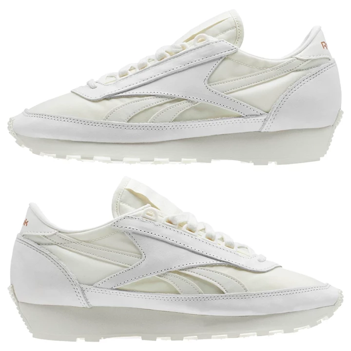 Zapatillas Reebok Aztec FBT Gamuza Mujer Blancas Doradas | 974635PVB