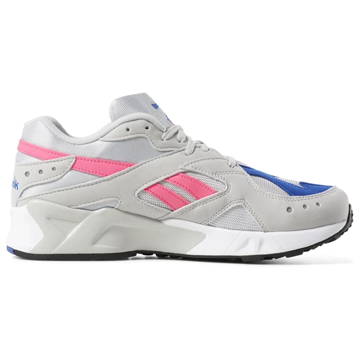 Zapatillas Reebok Aztrek Mujer Gris Rosas Azul Real Blancas | 810547BYF