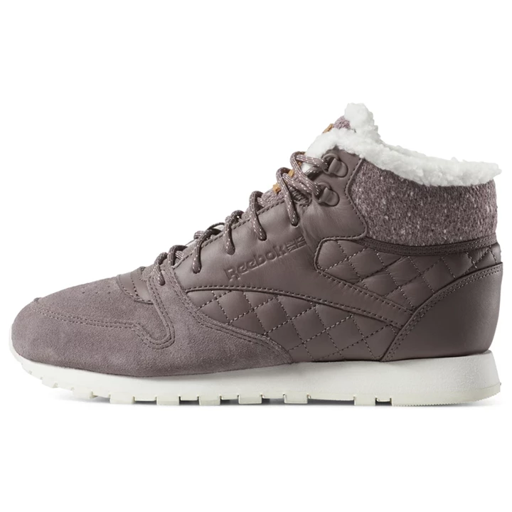 Zapatillas Reebok Cl Lthr Arctic Boot Mujer Gris Marrones | 327960HXD