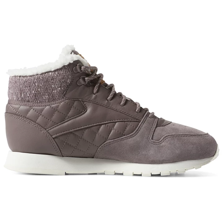 Zapatillas Reebok Cl Lthr Arctic Boot Mujer Gris Marrones | 327960HXD