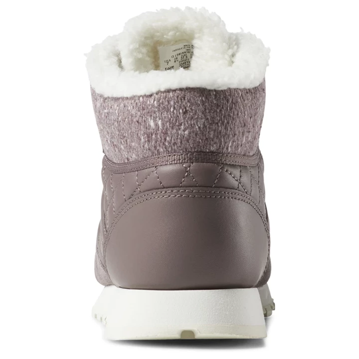 Zapatillas Reebok Cl Lthr Arctic Boot Mujer Gris Marrones | 327960HXD