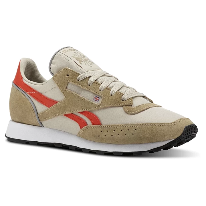 Zapatillas Reebok Classic 83 Brown Orange Hombre Beige Marrones Naranjas Blancas | 892630ZTJ