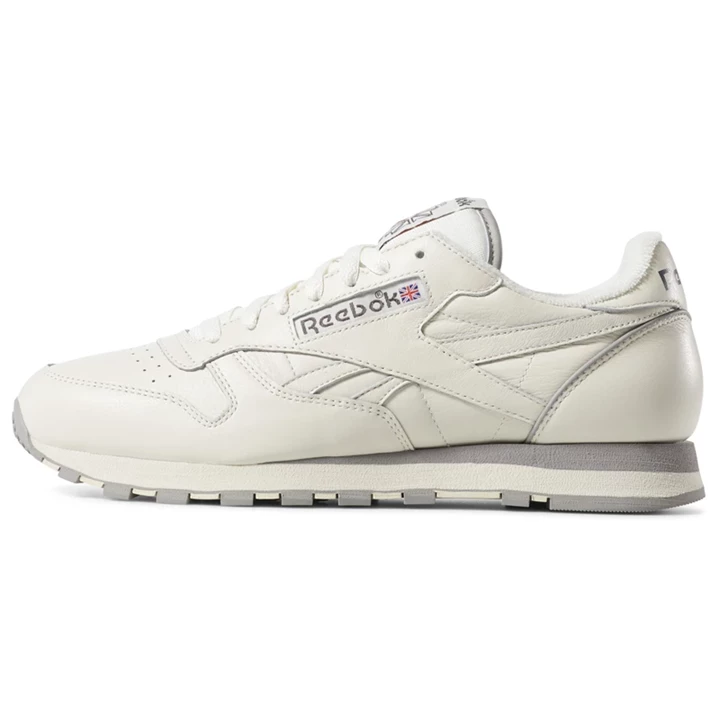 Zapatillas Reebok Classic Leather 1983 TV Hombre Blancas Gris Oscuro | 415290PGW