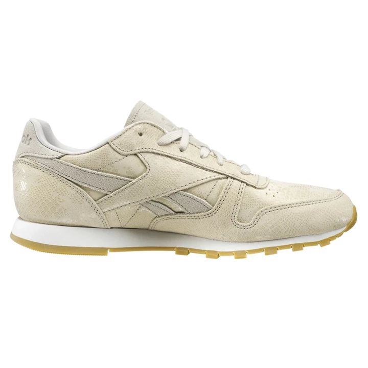 Zapatillas Reebok Classic Leather Clean Exotics Mujer Gris | 165034DGF