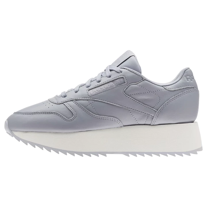 Zapatillas Reebok Classic Leather Double Mujer Gris | 647208ICK